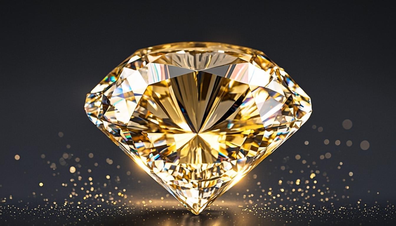 Yellow Diamond — cover art. The build is in design; this is artwork, not a screenshot.